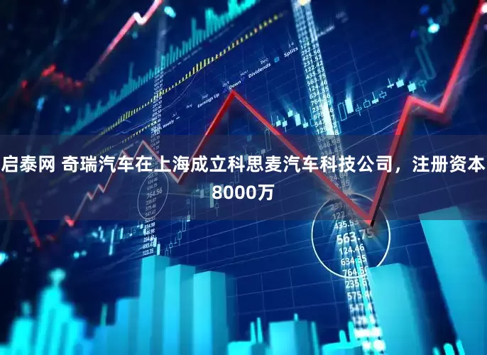启泰网 奇瑞汽车在上海成立科思麦汽车科技公司，注册资本8000万